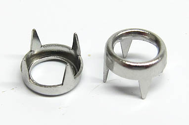 Nieten Ring 50 Stück silber 6.7mm Stafil